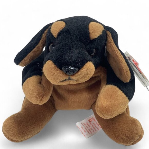 TY Beanie Babies Doby The Doberman Dog 8" Plush Toy Collectible 1996 NWT - Picture 5 of 6